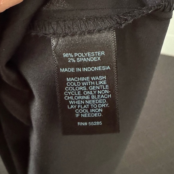 Express Black Lattice Women's Blouse, Women’s XS - Picture 6 of 6